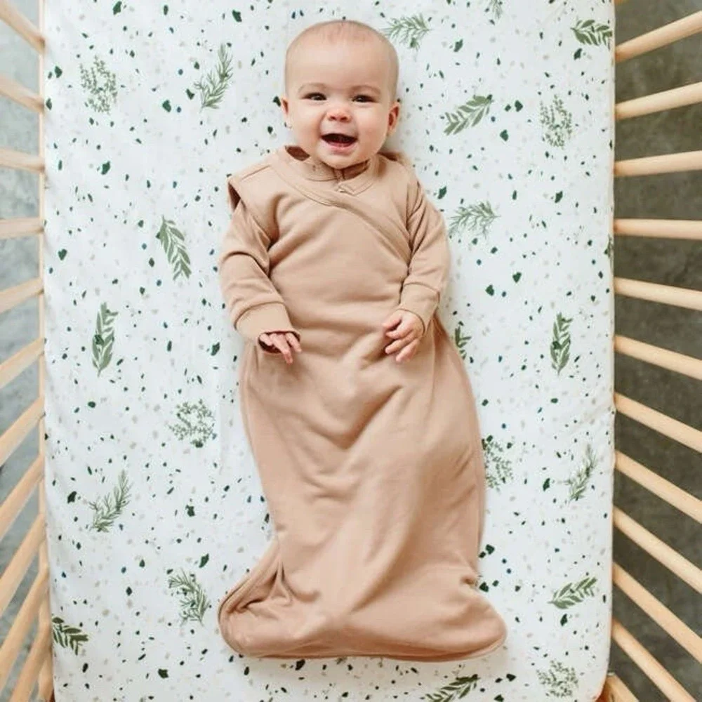 NEW Goumi Kids Slumber Sleepbag Sandstone Size 0-3 Months Baby Sleep Sack Bamboo